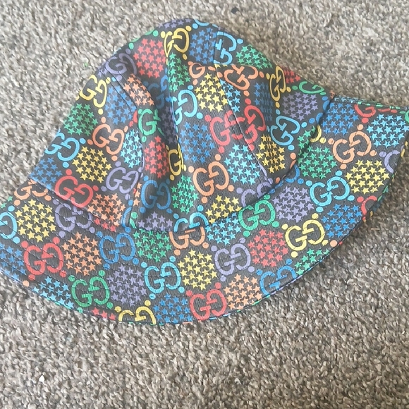 Gucci Multicolor Star Pattern Hat - Picture 2 of 4